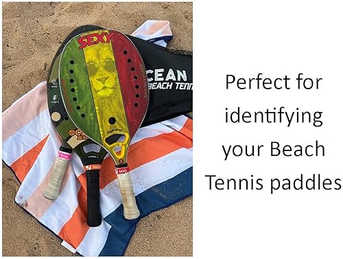 Miniatura 5 de Bandas de agarre de silicona personalizadas pickleball, tenis, pádel, tenis de playa, paletas, raquetas, bates de béisbol, palos de hockey