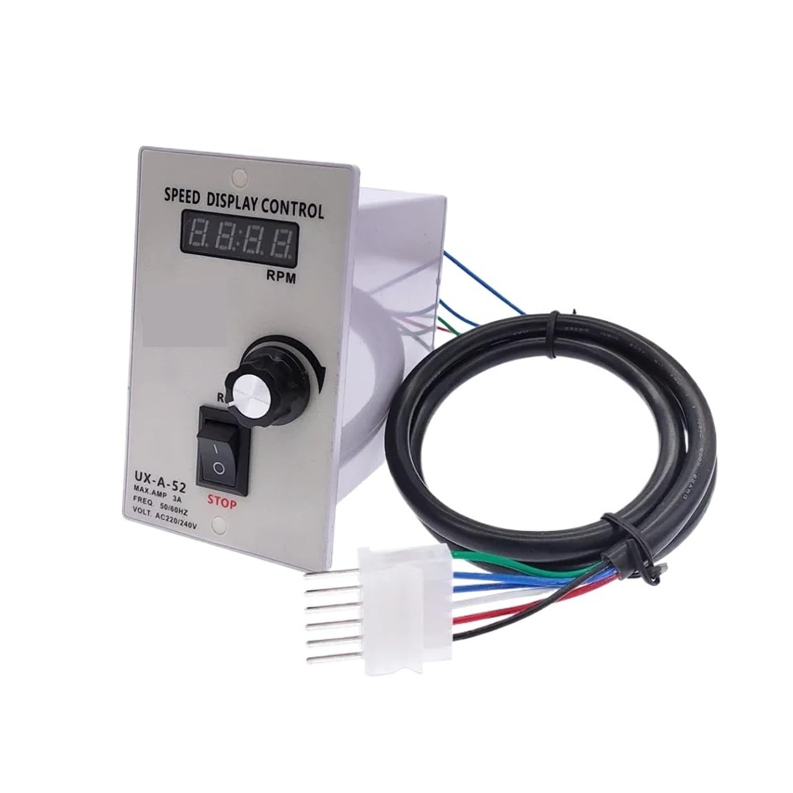 UX-A-52 Regolatore di velocità del display digitale Motore 400W AC 220V Velocità Pinpoint Regolatore Controller Avanti Indietro