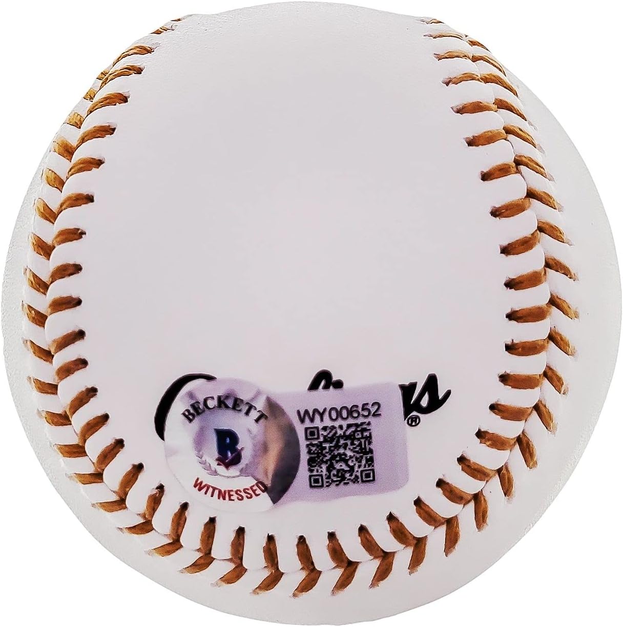 Ken Griffey Jr. Autographed Official Gold Glove Logo Baseball Mariners Beckett BAS QR