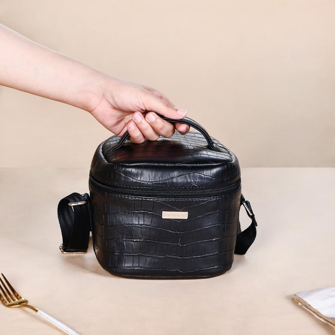 Nestasia Velvet Lunch Bag - Keeps Food Fresh! -11