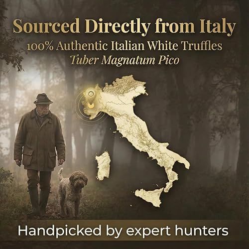 Miniatura 2 de Alma Gourmet Trufas blancas italianas frescas  4 oz (112 g)  Importadas frescas de Italia semanalmente  Cortador de trufas gratis incluido