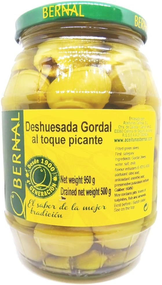Spicy Queen (gordal) Olives 500g