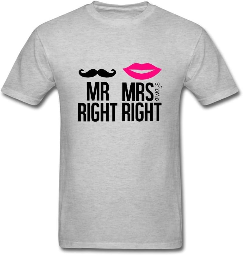 Jonnert Men's Mr Right Movie Short Sleeve T Shirt