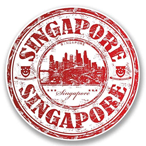 Singapore Round Metal 0.75" Lapel Pin Hat Shirt Pin Tie Tack Pinback2