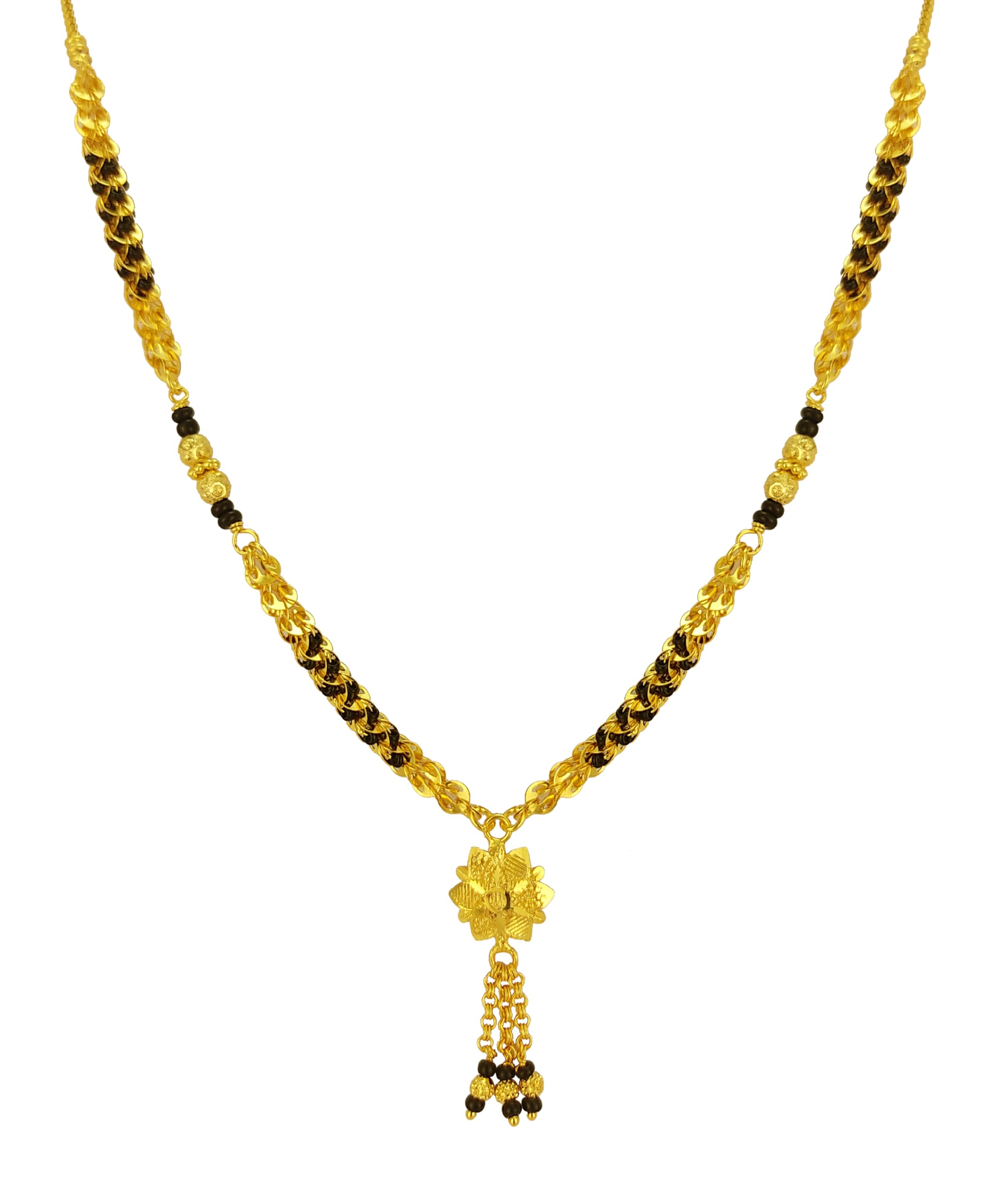 Mangalsutra for Women One Gram Gold Plated 18 Inches Dokiya Mangalsutra 8817