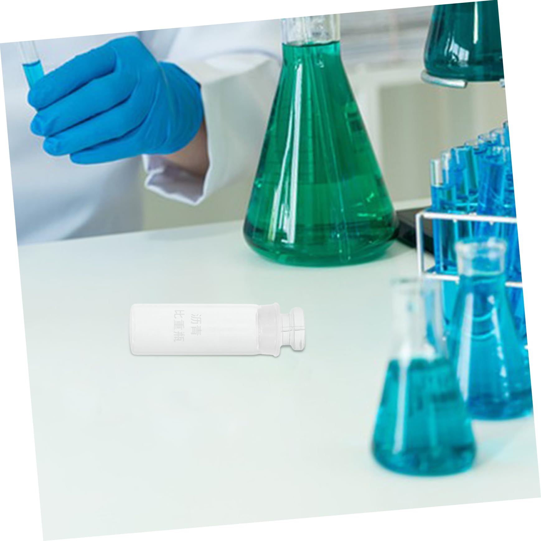 iplusmile 4 Stück Asphaltpyknometer Asphaltdichteflasche Glasflasche für Asphaltdichte Laborglasbehälter für Asphaltdichte Reagenzien-Aufbewahrungsflasche Labor-Glaspyknometer Reagenzflasche