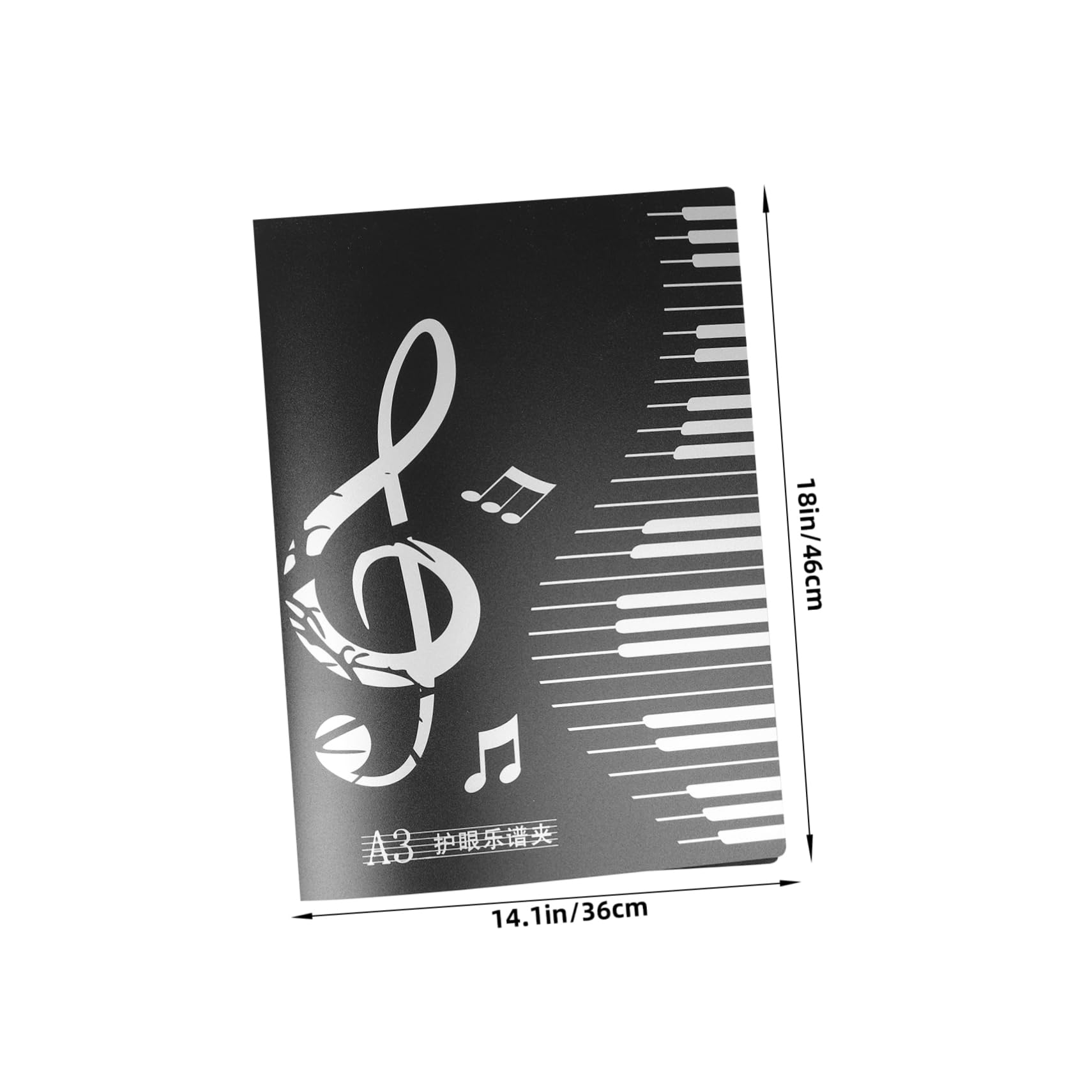 DECHOUS Sheet Music Holder Plastic Folder for Music Score Sturdy Choir Folder Pages