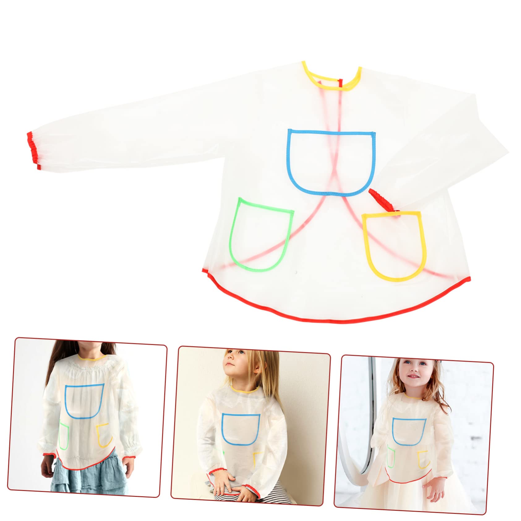 Supvox 3 Stück Malerschürze Diy Verstellbare Malschürze für Jungen und Wasserdichte Bastelschürze mit Taschen für Basteln und Kreative Aktivitäten