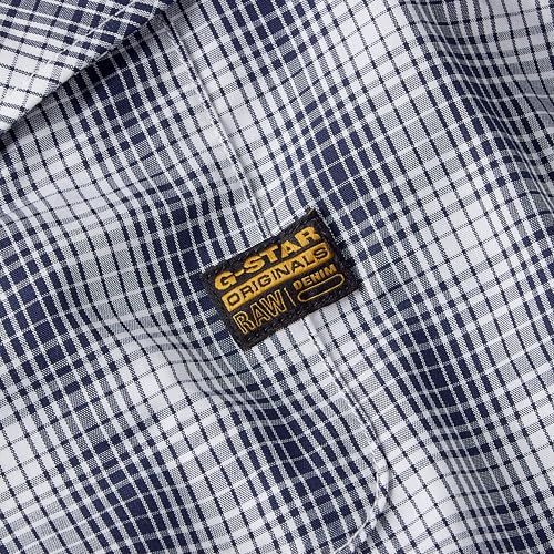 G-STAR Men's Marine Slim Long Sleeve Shirt Mehrfarben (Imperial Blue Liam Check D24963-D531-G296) M – Ansicht 6