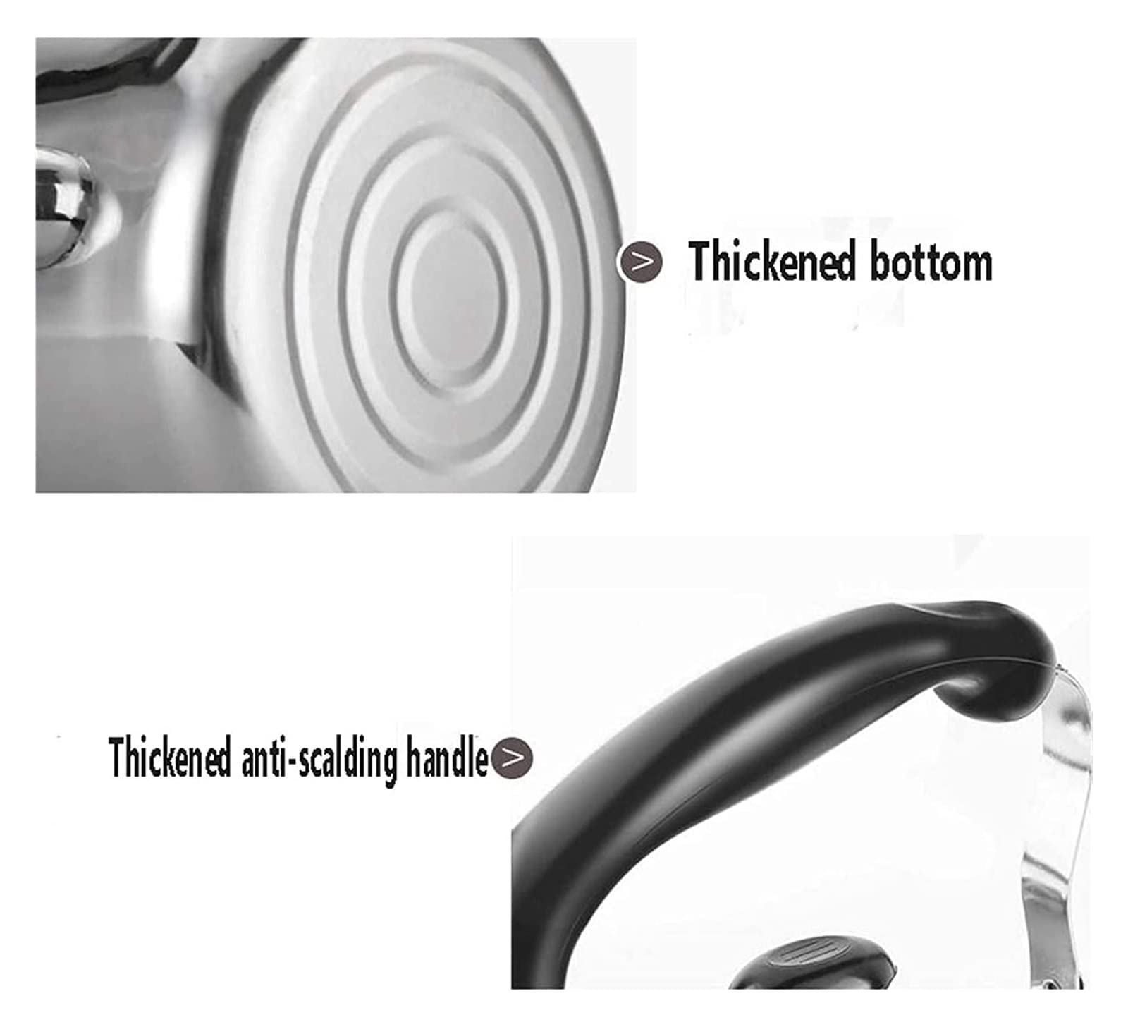 Tea Kettles, Kettle,TeapotWhistling Kettle. Kettle Stove Top Stainless Steel Whistling Tea Kettle for Stove Top Ergonomic Heat- Handle for Heating Milk Camping Kettle(6l)(9.8L)