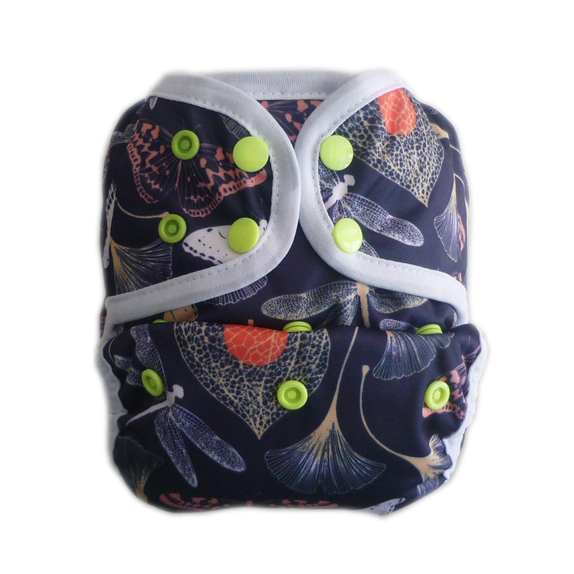 Couvre-couche en tissu pour bébé, réutilisable, lavable et réglable (C09) (C26), noir foncé, taille unique