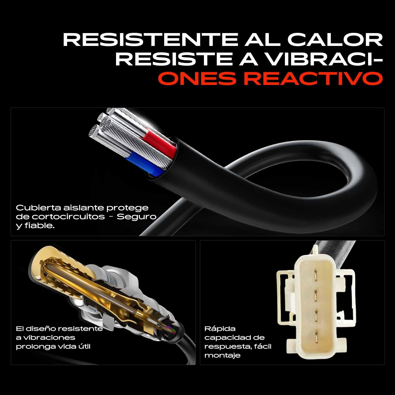 Frankberg Sensor Lambda 96229977 | Compatible con: Berlingo/Berlingo Primer monovolumen GFK GJK MF, 306 7B N3 N5, C4 Yo LC_, Vagón 9-5 YS3E, 307 Descanso 3E