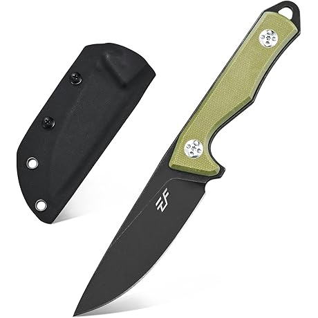 MKC Speedgoat Knife EF107 Fixed Blade Knife - D2 Steel Blade with Kydex Sheath