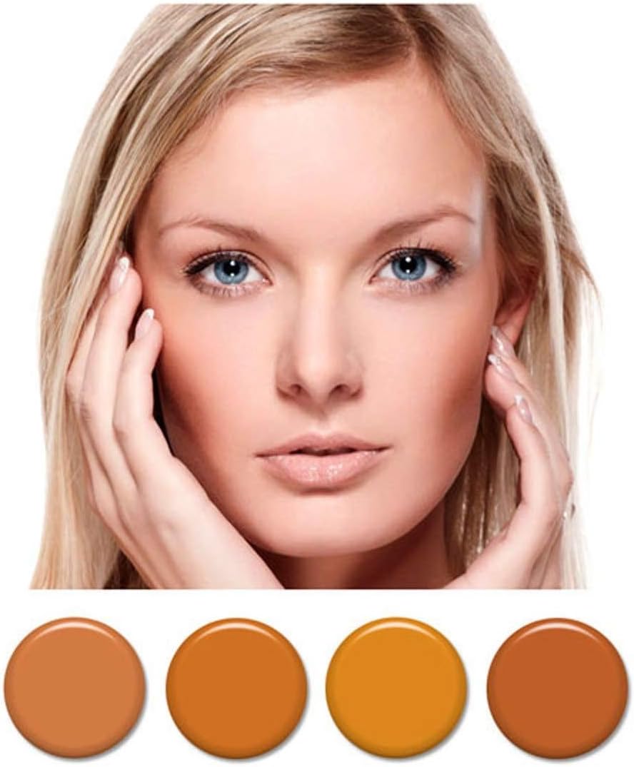 Art of Air 4pc MEDIUM complexion Professional Airbrush Cosmetic Makeup Set 1/2 oz bottles