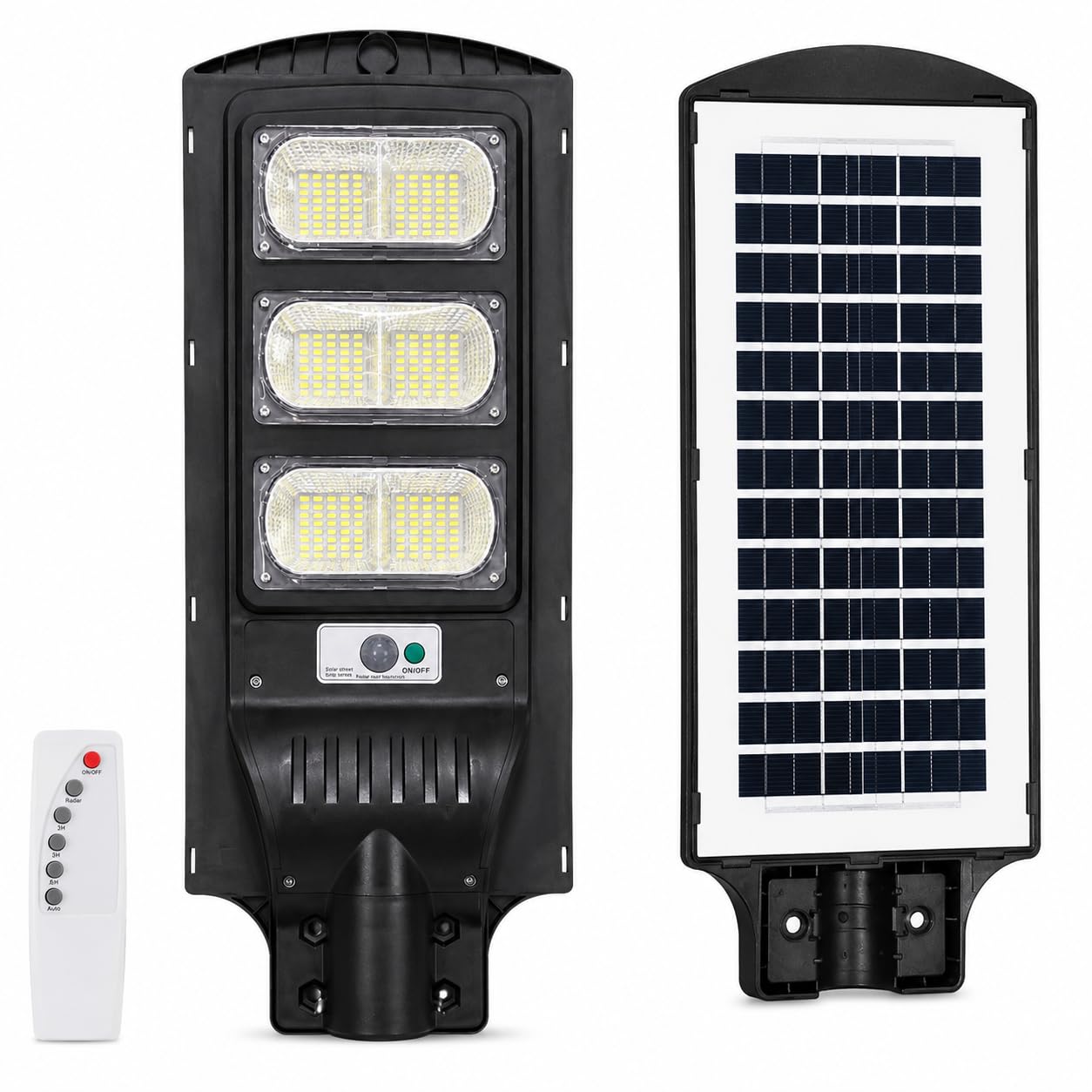 Maverick led 120W Solar LED Street Light with Remote | 624 LEDs, Motion Sensor, Dusk to Dawn, IP65 Waterproof – Cold White Light for Garden, Street, Pathway – No Pole Included – Pack of 1-image-20