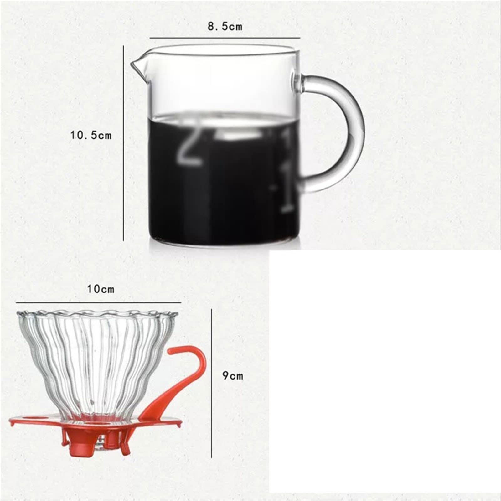 Kit de filtro de café para café, café por goteo, para compartir, preparar café, embudo, cafetera