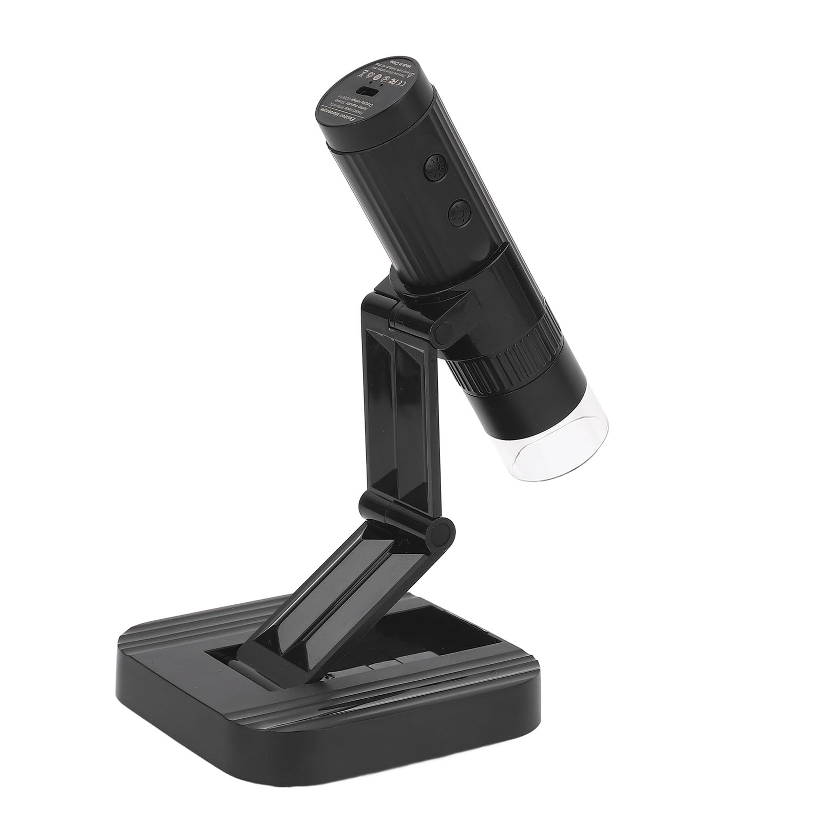 Dpofirs Microscopio Digitale Portatile Portatile WiFi 1000X HD 1080P Strumenti di Test di Manutenzione Pieghevoli per Studenti/genitori, Materiale ABS