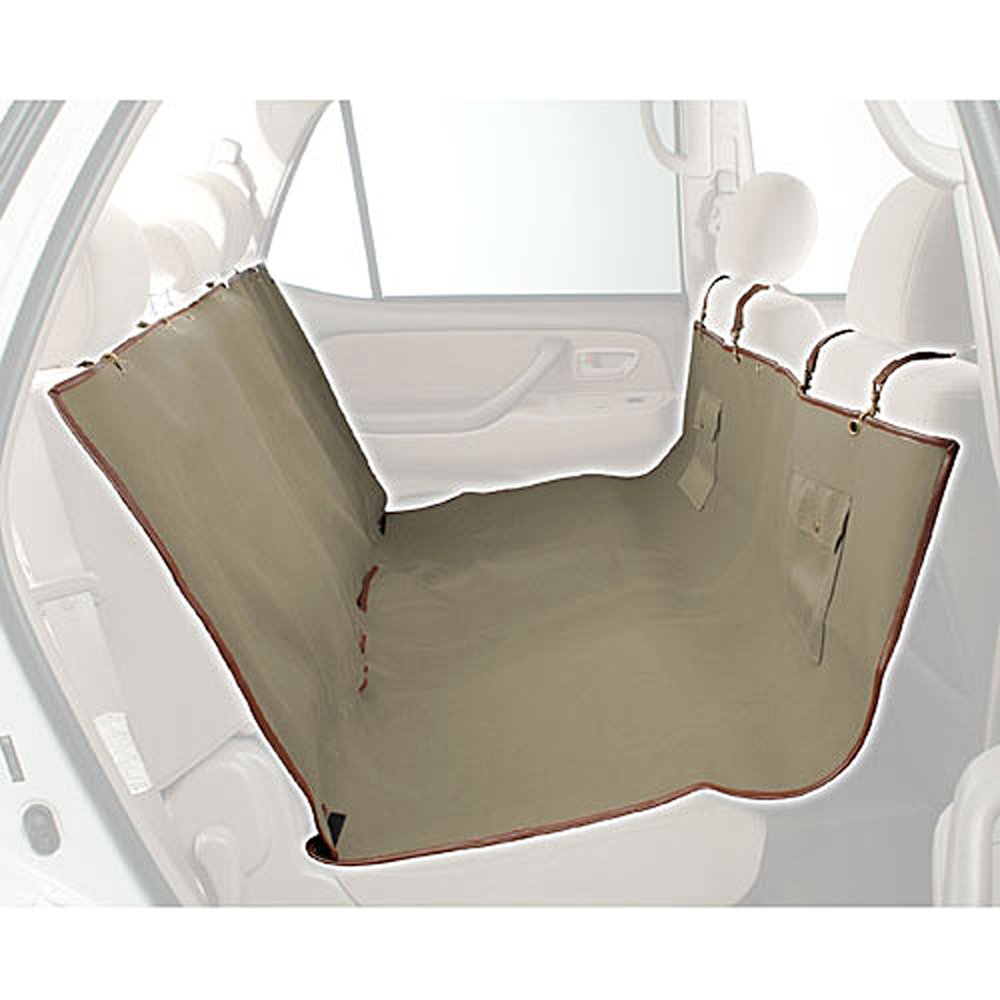 PetSafe Happy Ride Waterproof Hammock Seat Cover for Dogs and Pets - Fits Cars, Trucks and SUVs - Waterproof Area Protection - Tan, Hammock, Standard, Tan