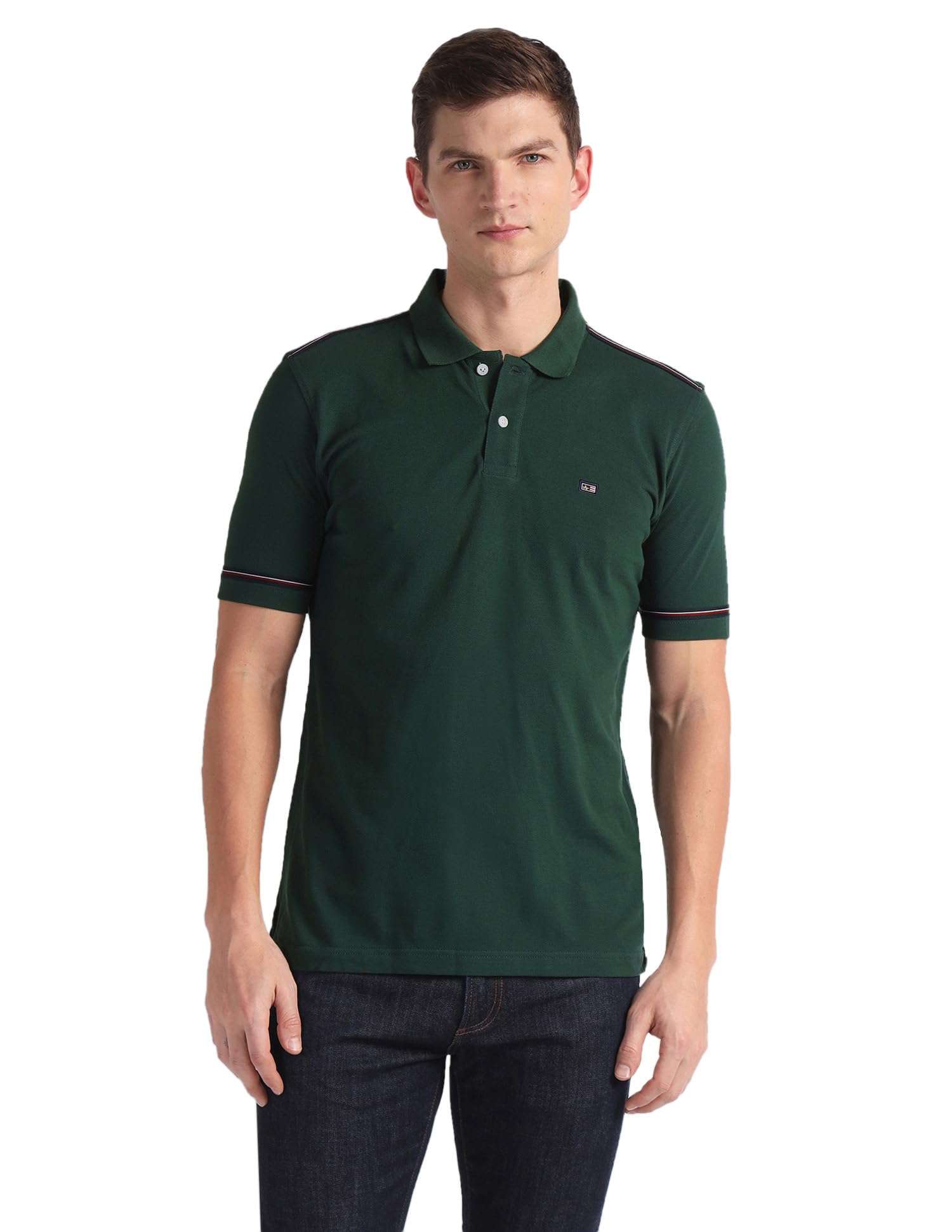 arrow Men's Cotton Regular Fit Polo T-Shirt-picture-33