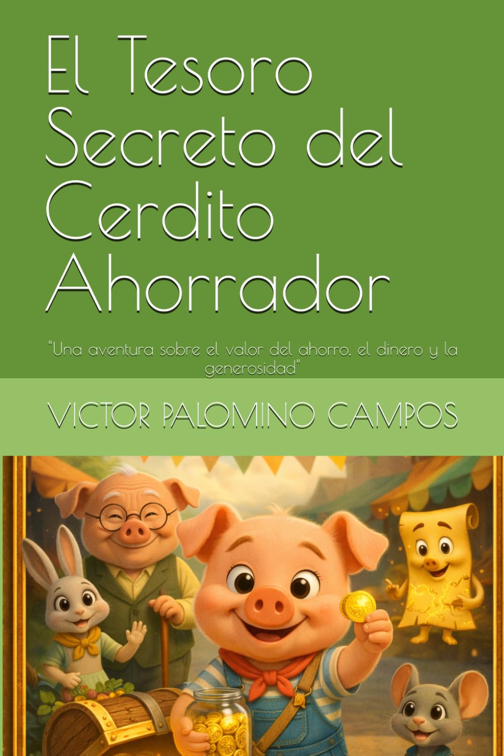 El Tesoro Secreto del Cerdito Ahorrador: "Una aventura sobre el valor del ahorro, el dinero y la generosidad"