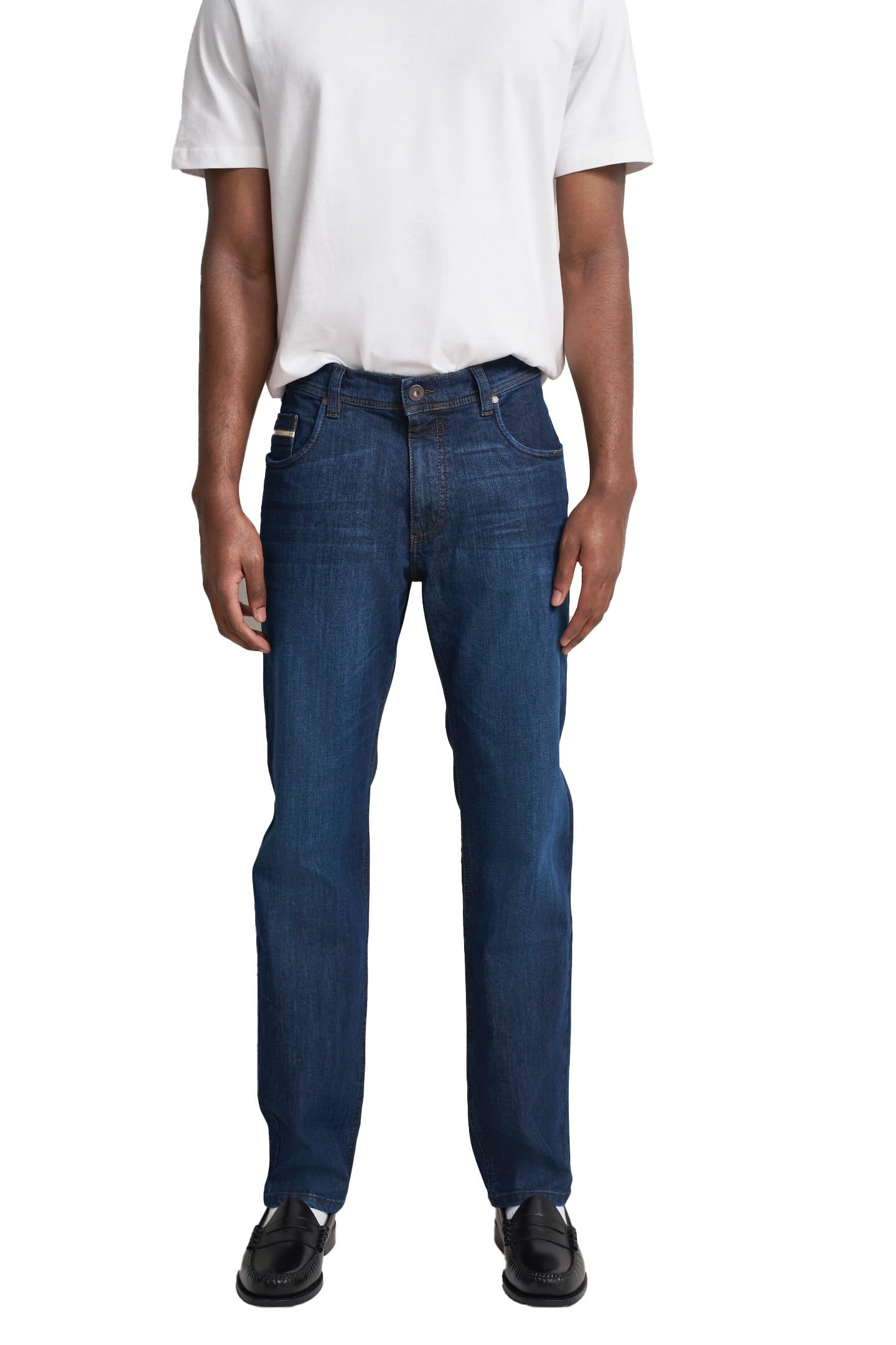 bugatti Men's Trousers, Blue, 36 W/34 L