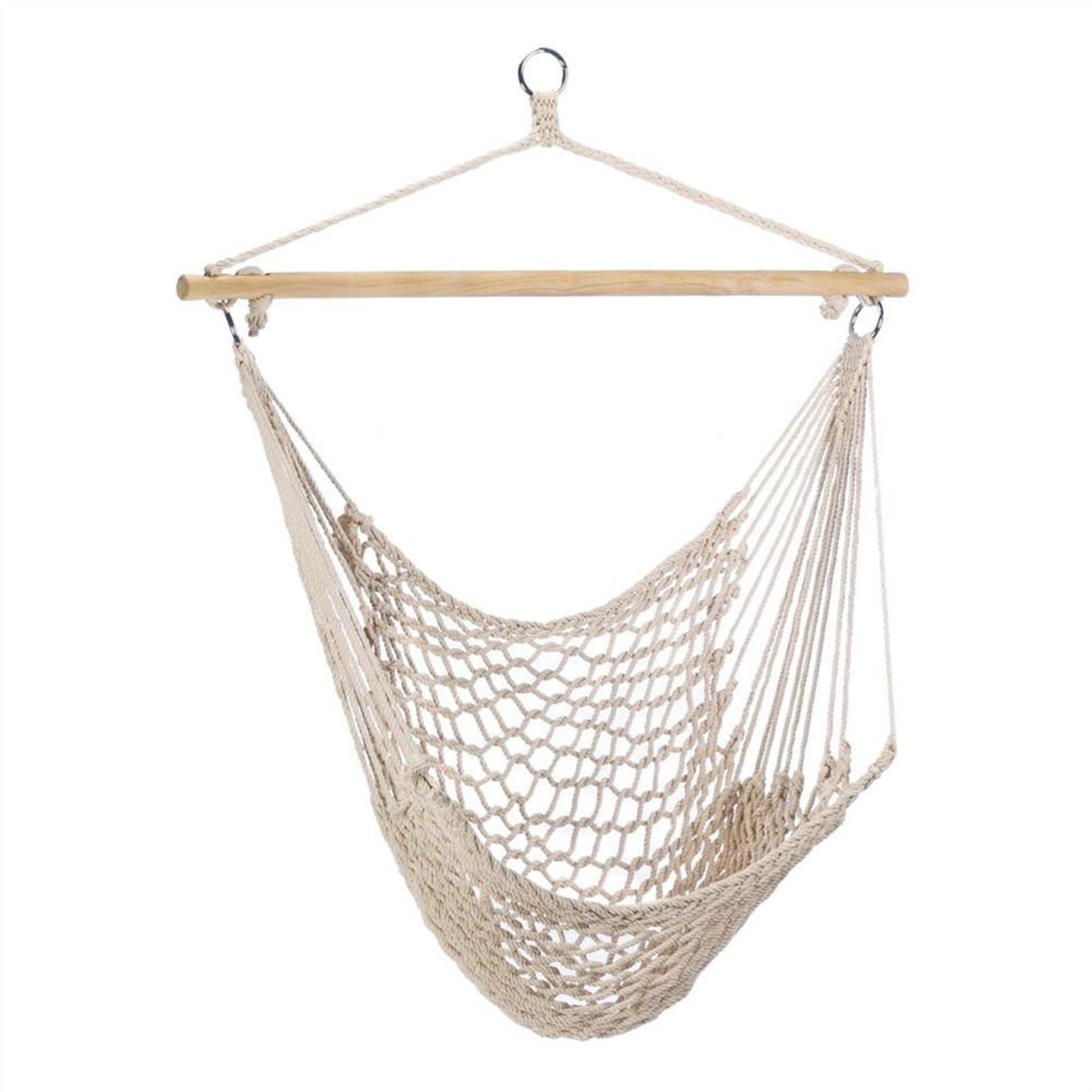 Hamaca portátil para uso en interiores y exteriores, asiento de pared para patio, camping, caza, senderismo y excursiones, hamaca de jardín ligera y relajante