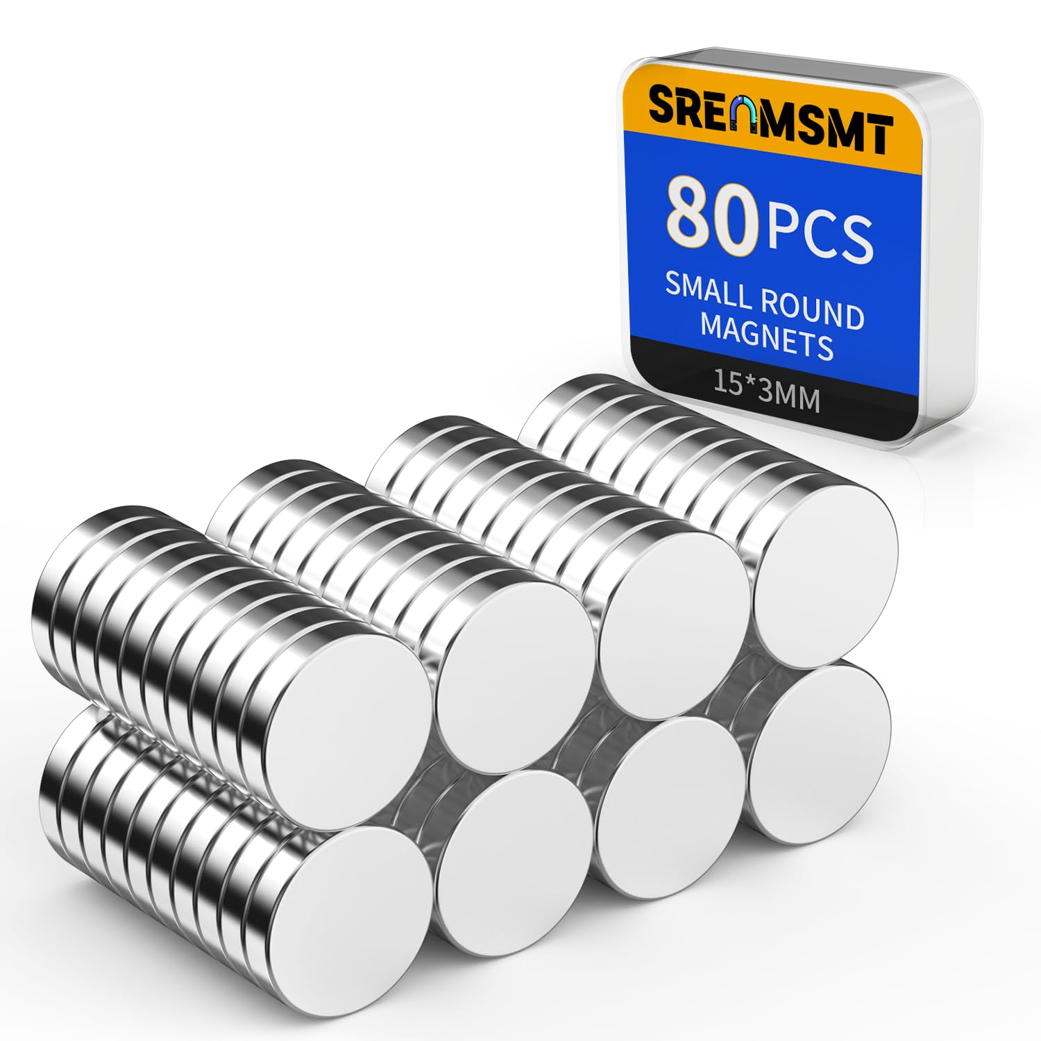 Round Magnets, 6x3mm Neodymium Magnet for Crafts, 150 Pack — Amazon image 25
