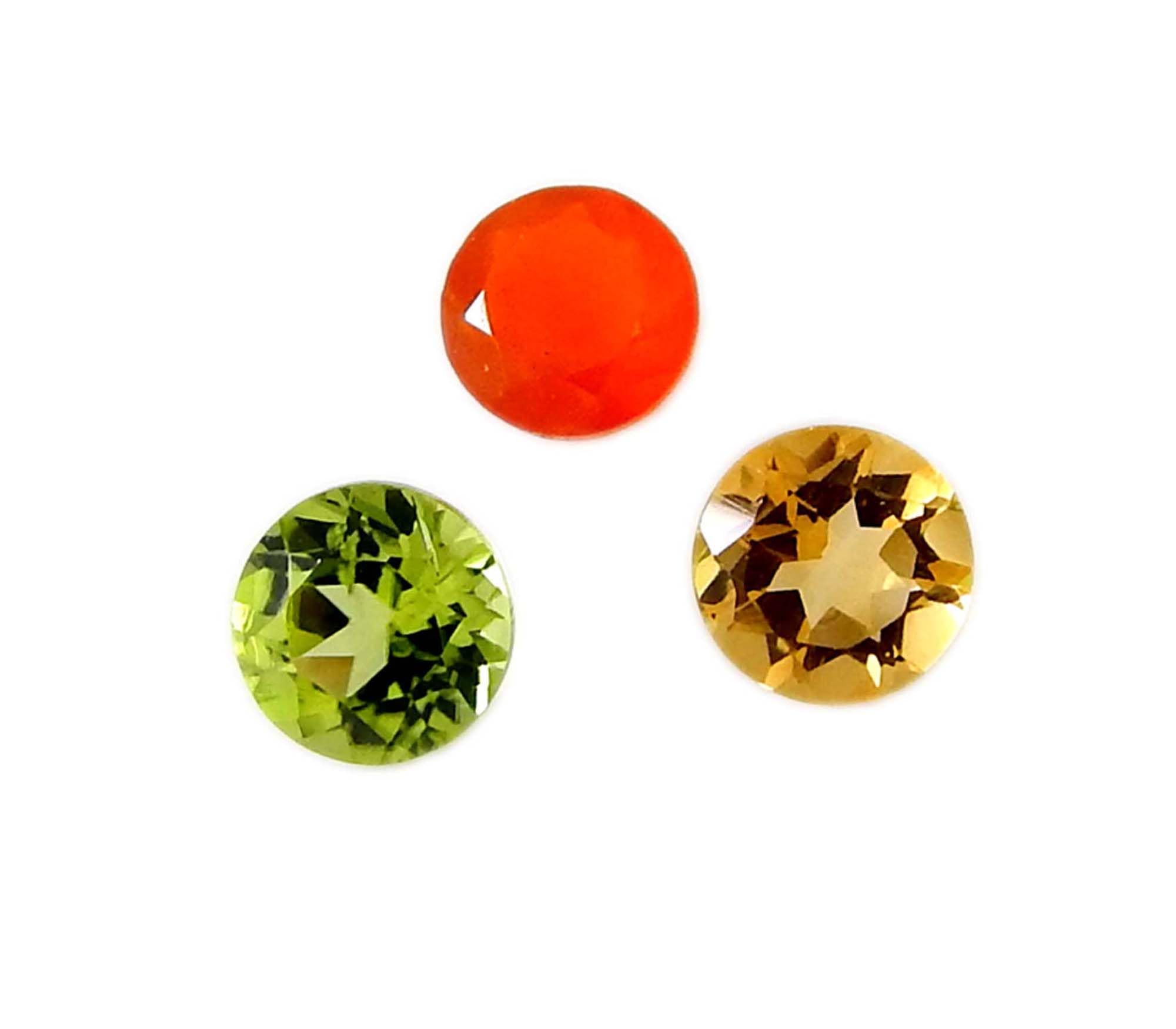 Natural Amethyst Blue Topaz Citrine Carnelian Garnet Peridot 6mm round faceted brilliant cut AAA quality loose calibrated gemstones for jewelry making