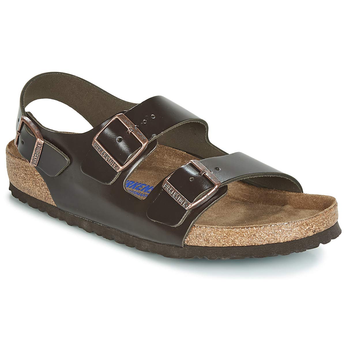 Birkenstock Rio Sandals Girls White/Patent Sandals Shoes — view 63