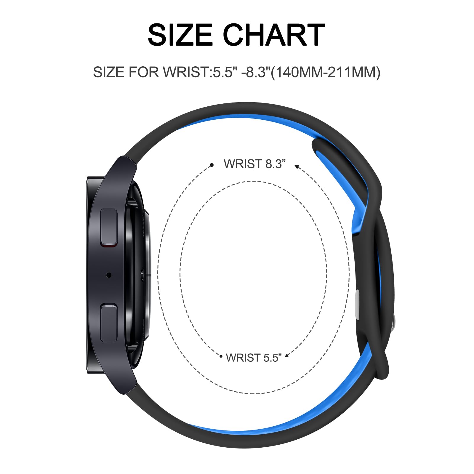 JYMYI 20mm Cinturini per Orologi per Garmin Venu 2 Plus