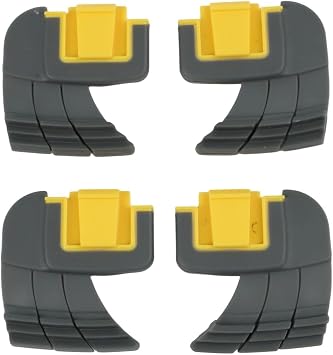 4-Pack R0714400 Cyclonic Scrubbing Brush Replacement Kit for ZODIAC MX8, MX6, MX8, MX6 Robotic Pool Cleaners, In-Ground Pool Maintenance