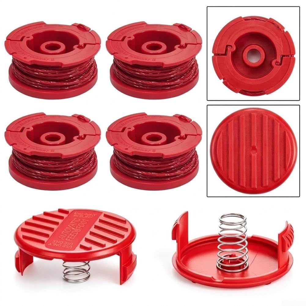 Kit 6 Bobinas Prebobinadas Nylon ABS para Kit 6 Bobinas Prebobinadas