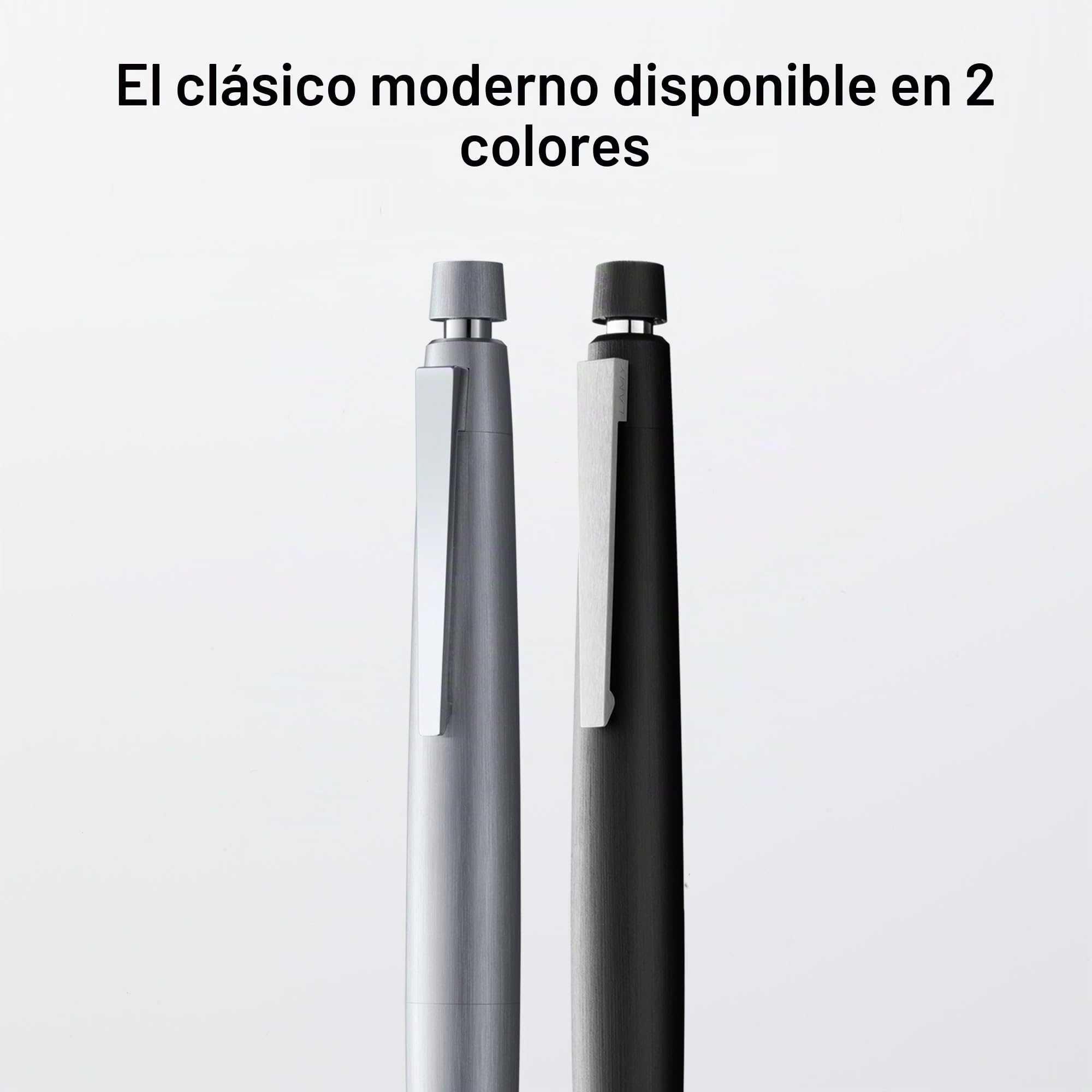Lamy 2000 black portaminas - elegante con cuerpo robusto de policarbonato - equilibrado perfectamente- portaminas con mina M 41 de 0,5 mm y goma de borrar