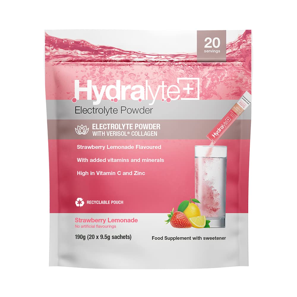 Buy Hydralyte Plus Collagen Effervescent Electrolytes Powder Sachets