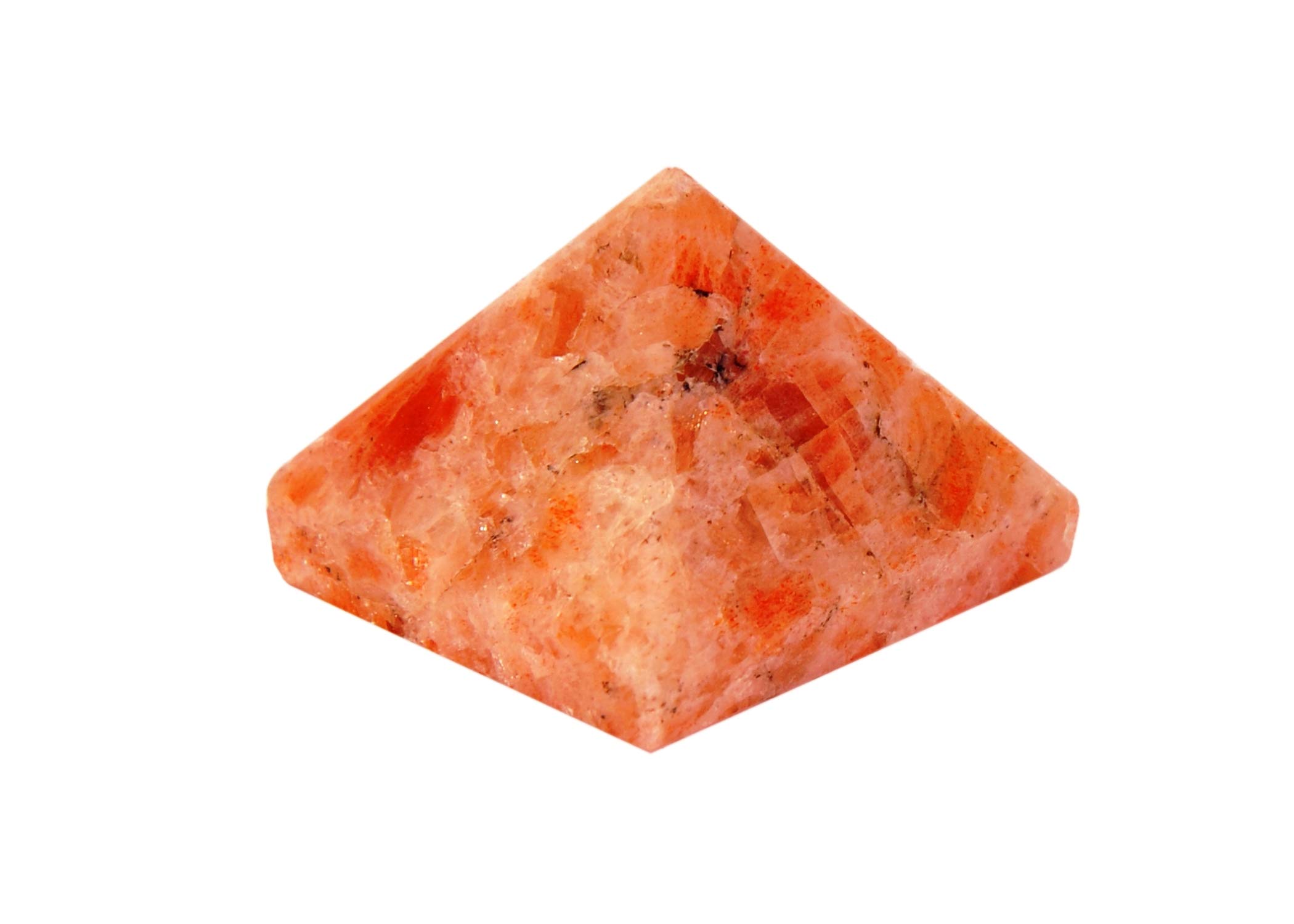 Purpledip Sunstone Pyramid: Good Luck Healing Charm (11329)