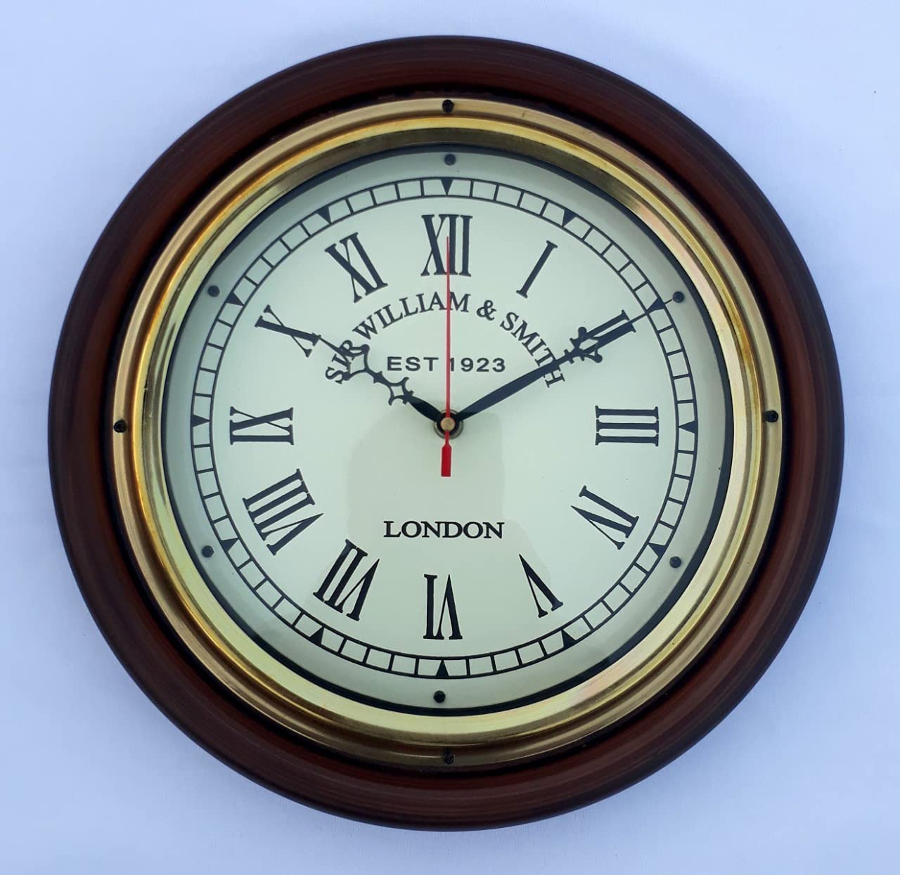 Buy Sir William & Smith London Vintage Look Stylish Wall Clock by