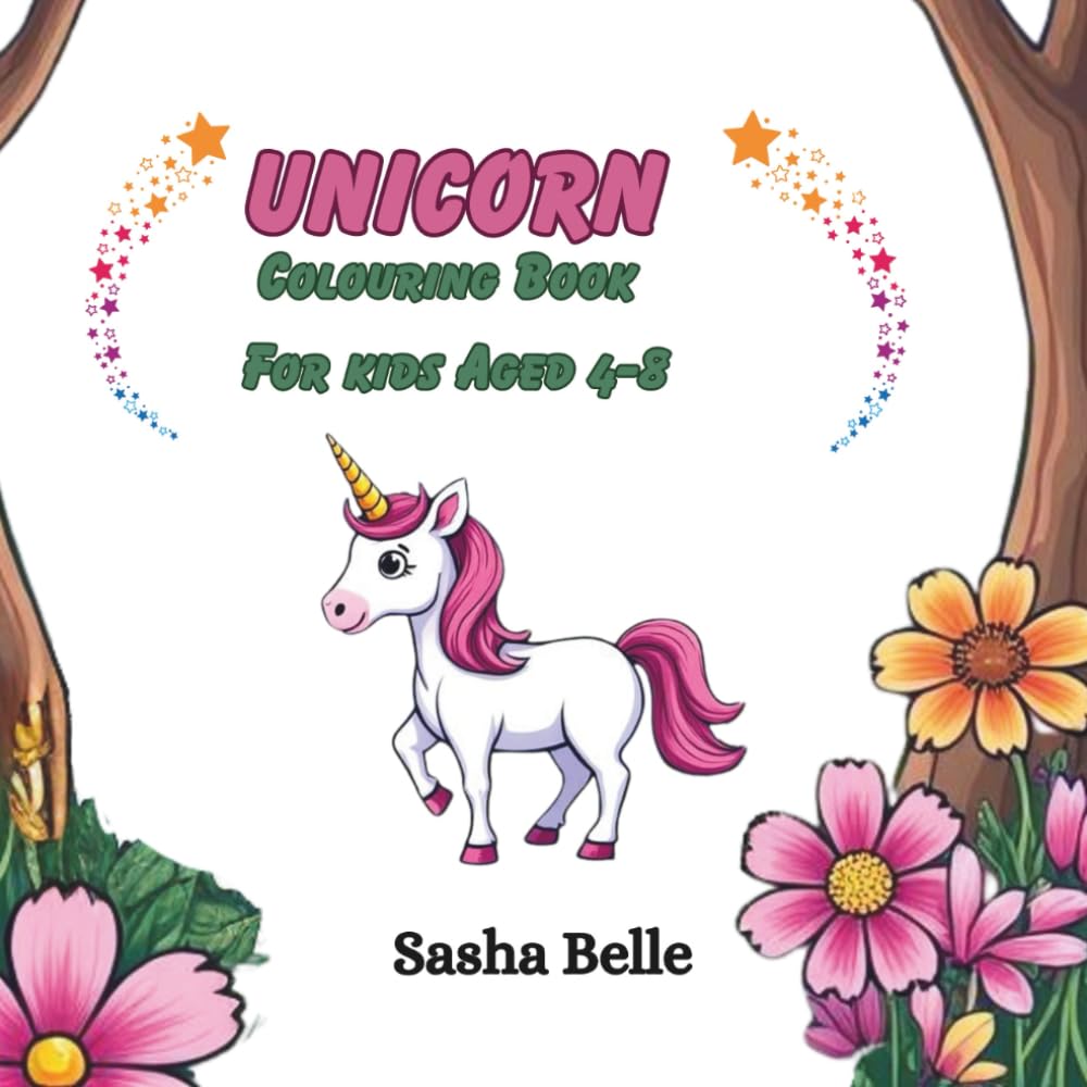 Unicorn Colouring Book: For Kids Aged 4-8