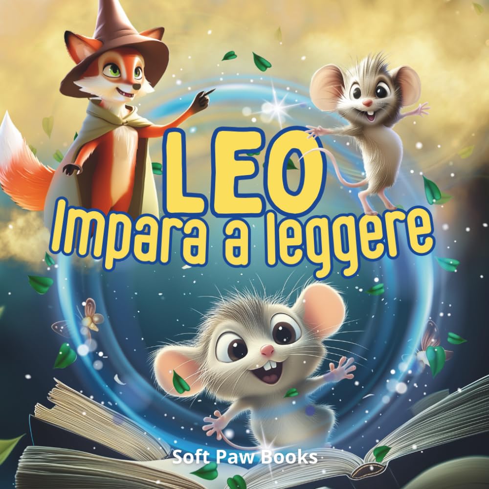 Leo impara a leggere: Un viaggio magico in un mondo fantastico, porta Leo alla scoperta di come la lettura possa aprire la porta a mille nuove avventure. (Le avventure di Leo)