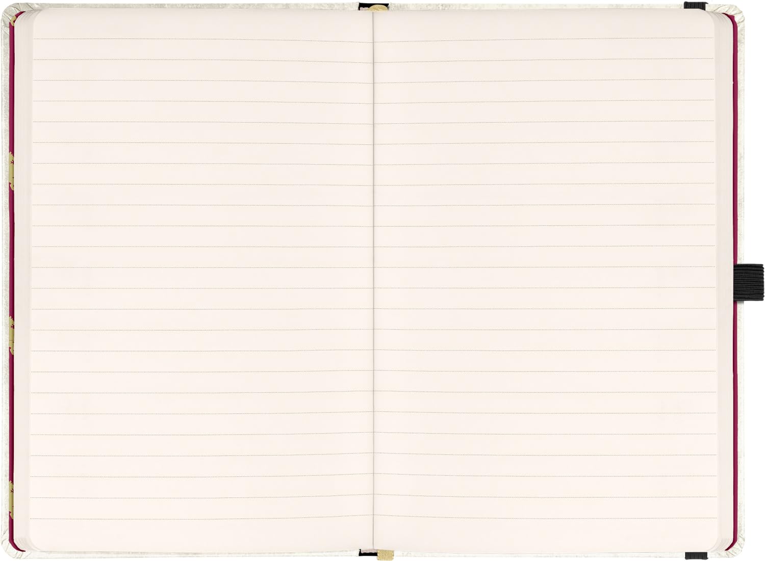 NOTIQUE Notebook Lined with Elastic Band, 13 x 21 cm, Approx. A5, Designer Hardcover Notebook, Notepad, Journal, Diary for Adults, Women (Harry Potter) - Image 4