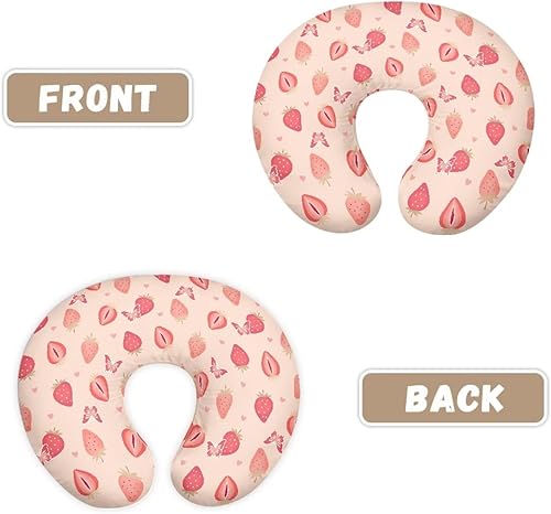 Miniatura 10 de Funda de lactancia suave y adorable para almohadas de lactancia materna con transpirable, se adapta al recién nacido, funda de almohada