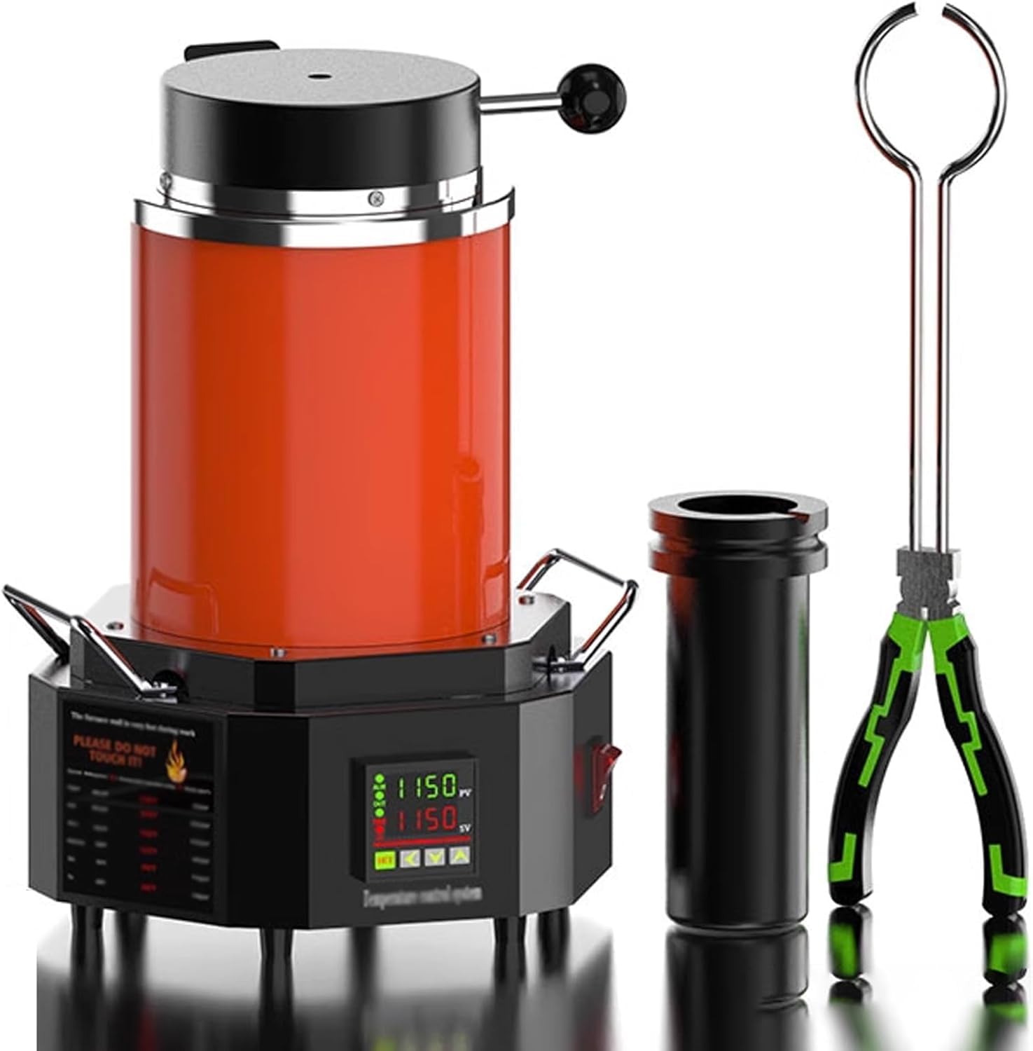 Horno de fusión digital para taller de joyería y fundición de metales 1 kg