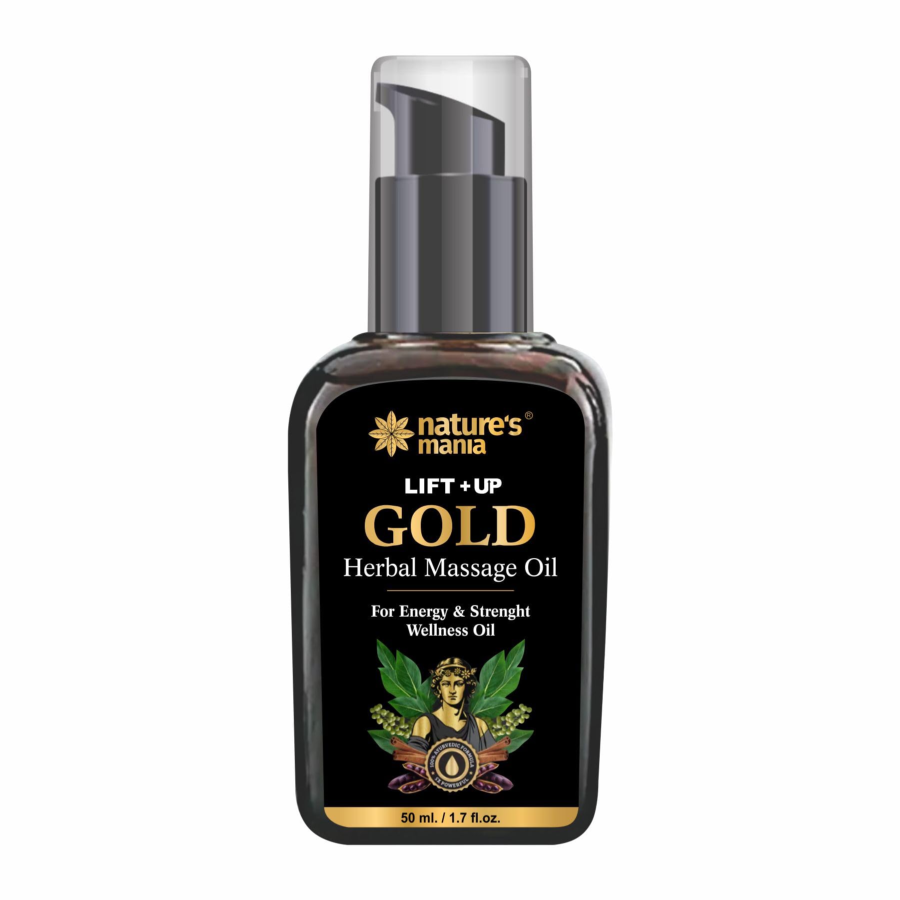 Premium Pure Gold Lift-Up Men Massage Oil (50ml) Helps to get Muscle Strength, Thickness and Energy | Lift-Up your Tool with Ashwagandha, Loung, Shatavari, Gokshur, Shudh Shilajit and 6 More Natutral Herbs-image-20
