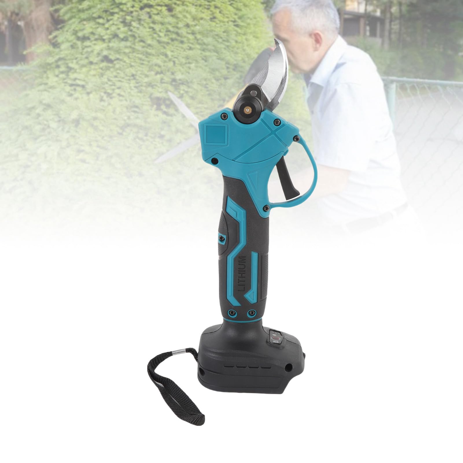 Naroote Potatore Elettrico a Batteria Potente Utensile da Taglio Leggero Ed Efficiente per Frutteto Agricolo da Giardino 38-50 Mm