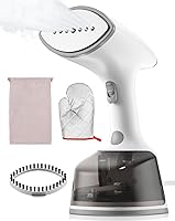 Lithomy 1500W Handheld Clothes Steamer - 25s Fast Heat, Smart LCD, 300ml Tank, 2-Mode Wrinkle Remover for Travel & Home
