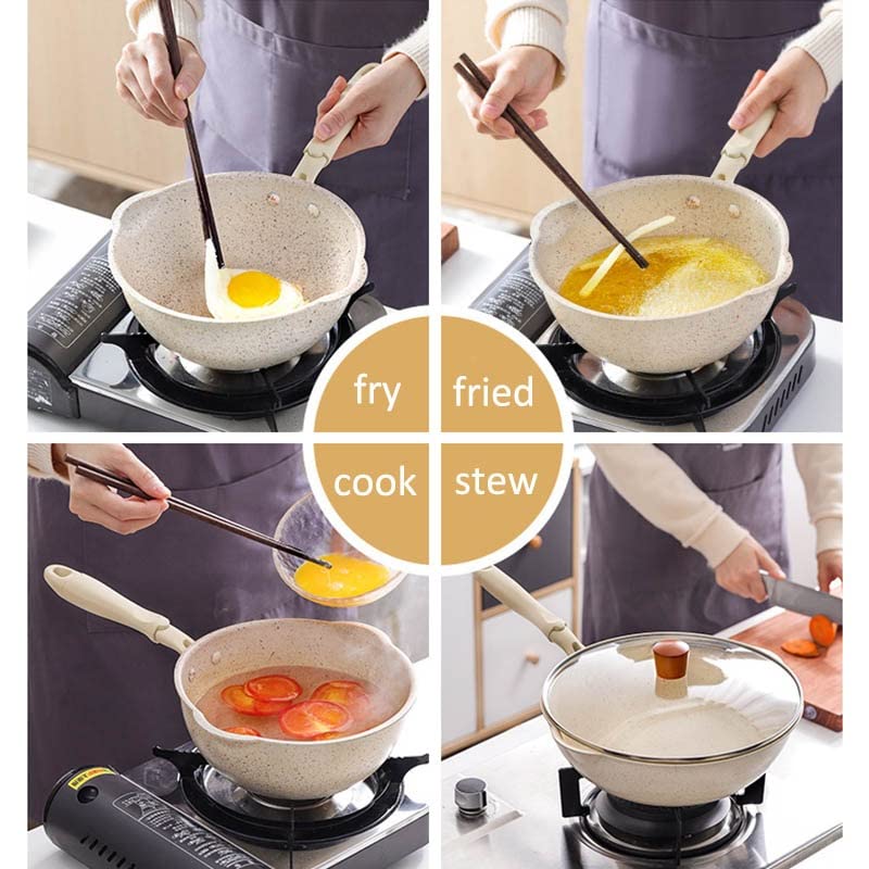 Wok Kitchen Sartén Antiadherente de Piedra Maifan miniatura 3