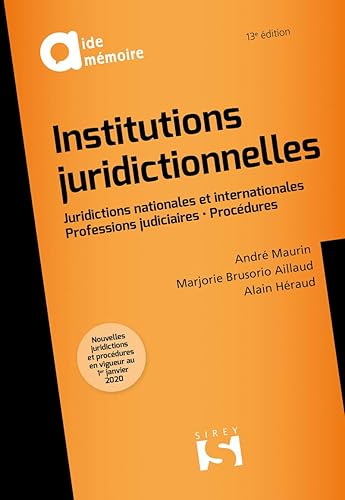 Institutions juridictionnelles 13ed