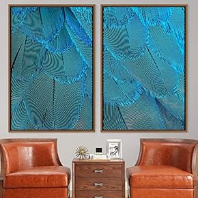 signwin 2 Piece Framed Canvas Wall Art Repeated...