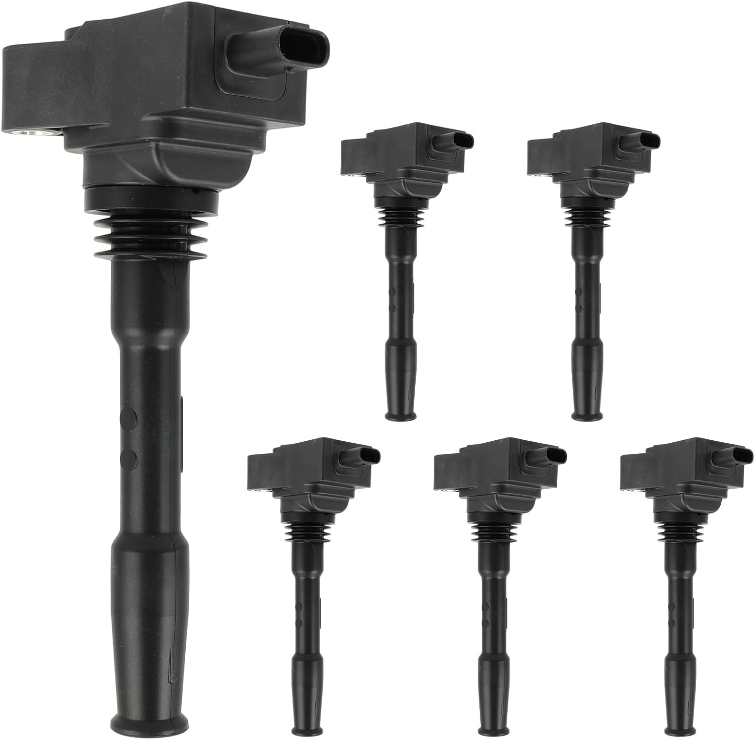 ECCPP 6 pcs Ignition Coil UF827 coils packs for Ford Bronco 2.7L 2021-2023 for Ford Bronco 3.0L 2022-2023 for Ford Edge 2.7L 2019-2023 for Ford Explorer 3.0L 2020-2023 UF827