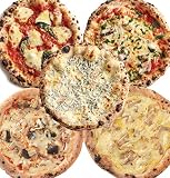 冷凍【５種類５枚セット】PIZZAREVO冷凍ピザ（21cm）人気５種類５枚セット (国産釜揚げシラスと桜海老+極マルゲリータ+海鮮トマトバジル+カルボナーラ+茄子とベーコンのアラビアータ)手作り・窯焼き
