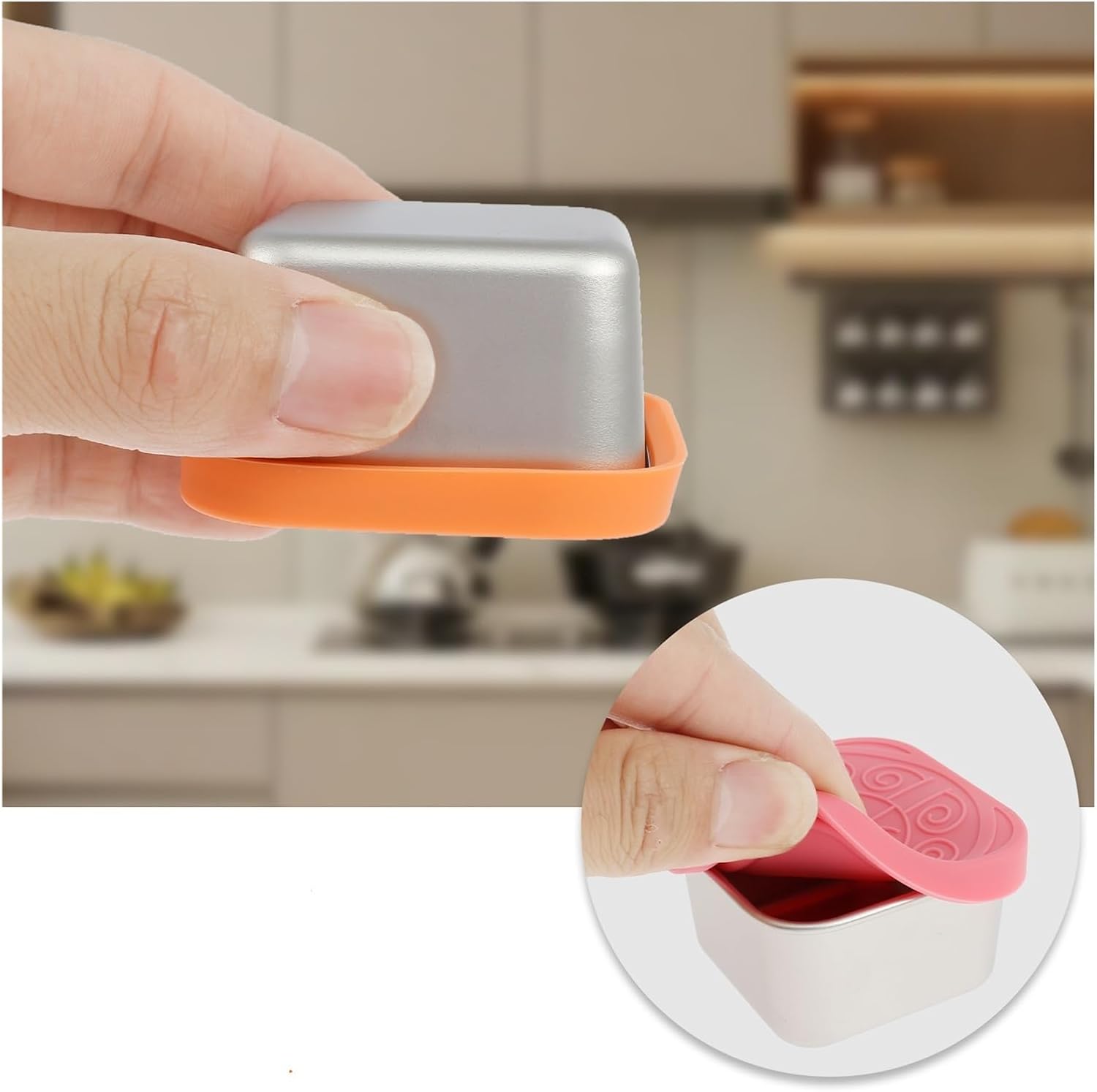 4Pcs Snack Salad Box With Leakproof Portable Stackable Sauce Container Dressing Food Storage(C-180ml)